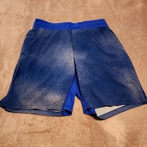 Lululemon Blue and Tan Medium Shorts